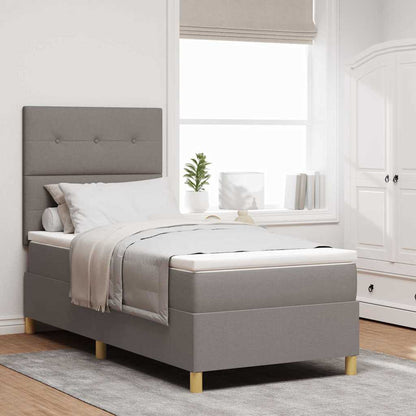 Box Spring Seng Med Hovedgærde Stof - Variant 3339599