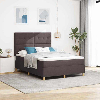 Box Spring Seng Med Hovedgærde Stof - Variant 3339626