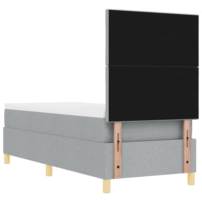 Box Spring Seng Med Hovedgærde Stof - Billede 9