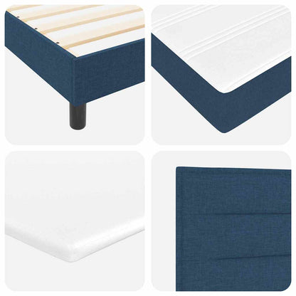 Box Spring Seng Med Madras Med Hovedgærde Stof - Billede 10