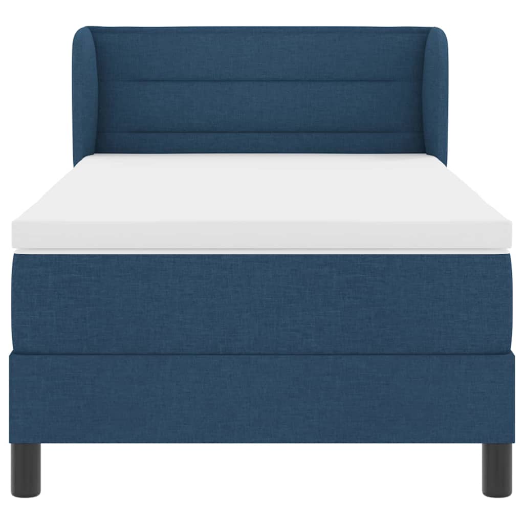 Box Spring Seng Med Madras Med Hovedgærde Stof - Billede 7