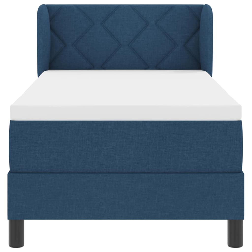 Box Spring Seng Med Hovedgærde Stof - Billede 7