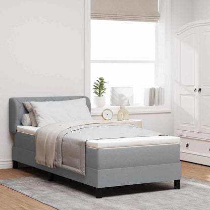 Box Spring Seng Med Hovedgærde Stof - Variant 3340066