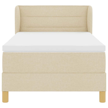 Boks Madrasseng Med Madras Creme 90x200 Cm Stof Creme - Billede 8