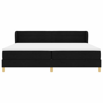 Boks Madrasseng Med Madras Creme 90x200 Cm Stof Med Madras Sort - Billede 7