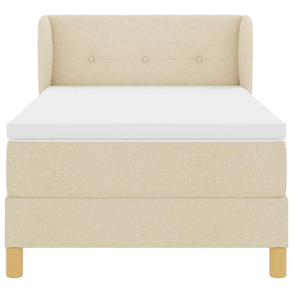 Boks Madrasseng Med Madras Creme 90x200 Cm Stof Creme - Billede 8