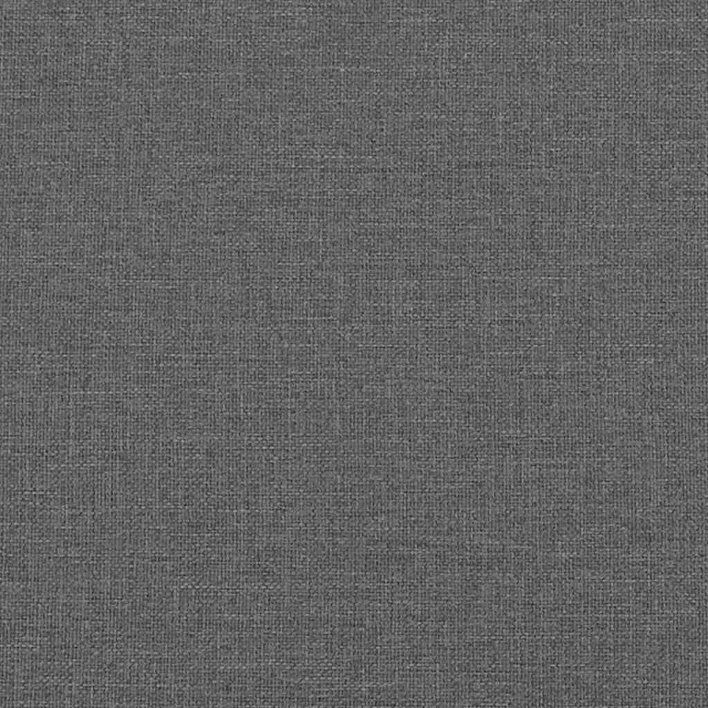 Boks Madrasseng Med Madras Creme 90x200 Cm Stof Mørkegrå - Billede 12