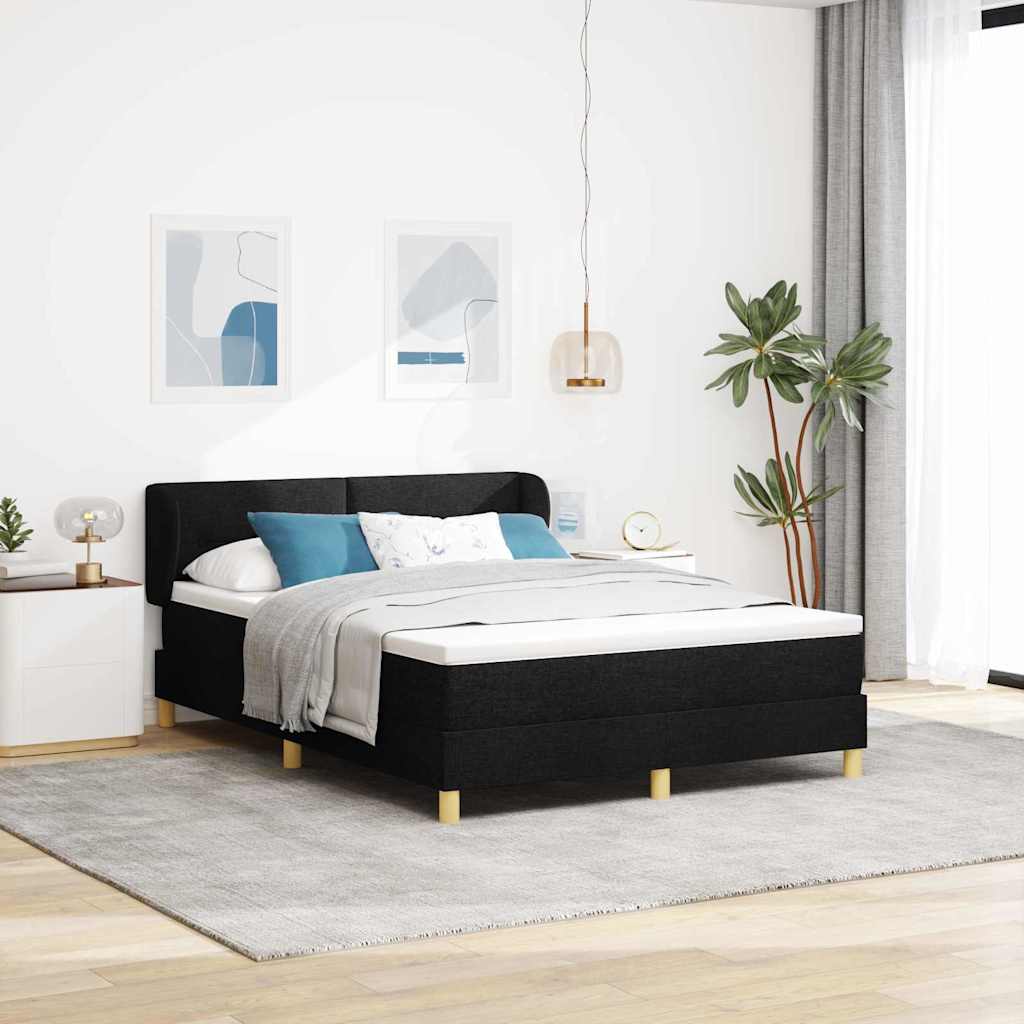 Box Spring Seng Med Hovedgærde Stof - Variant 3340215