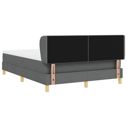 Boks Madrasseng Med Madras Creme 90x200 Cm Stof Mørkegrå - Billede 10