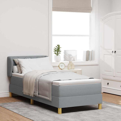 Box Spring Seng Med Hovedgærde Stof - Variant 3340241