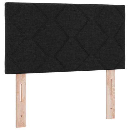 Boks Madrasseng Med Madras Creme 90x200 Cm Stof Med Madras Sort - Billede 6