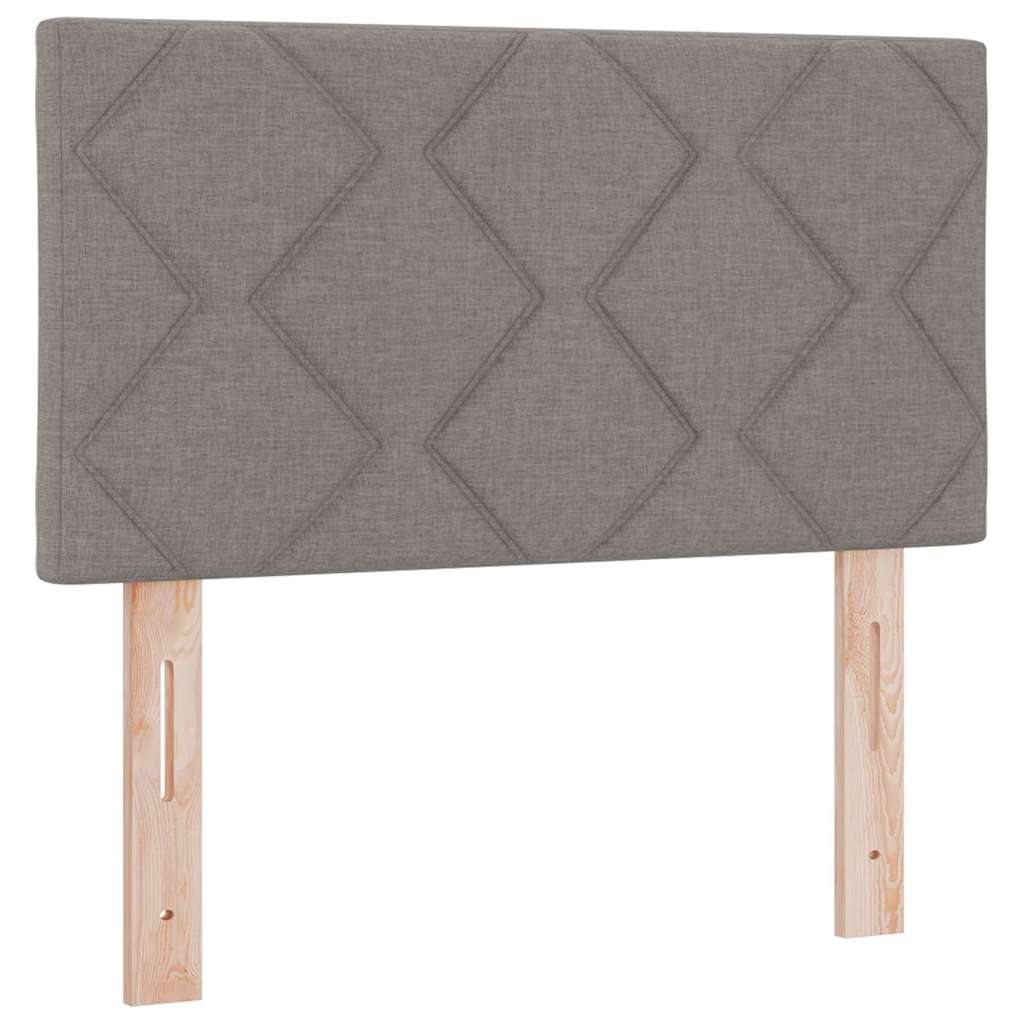 Boks Madrasseng Med Madras Creme 90x200 Cm Stof Gråbrun - Billede 6