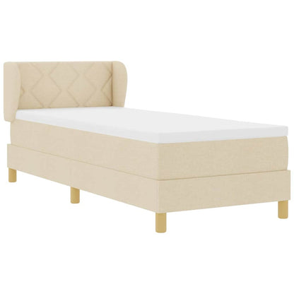 Boks Madrasseng Med Madras Creme 90x200 Cm Stof Creme - Billede 7