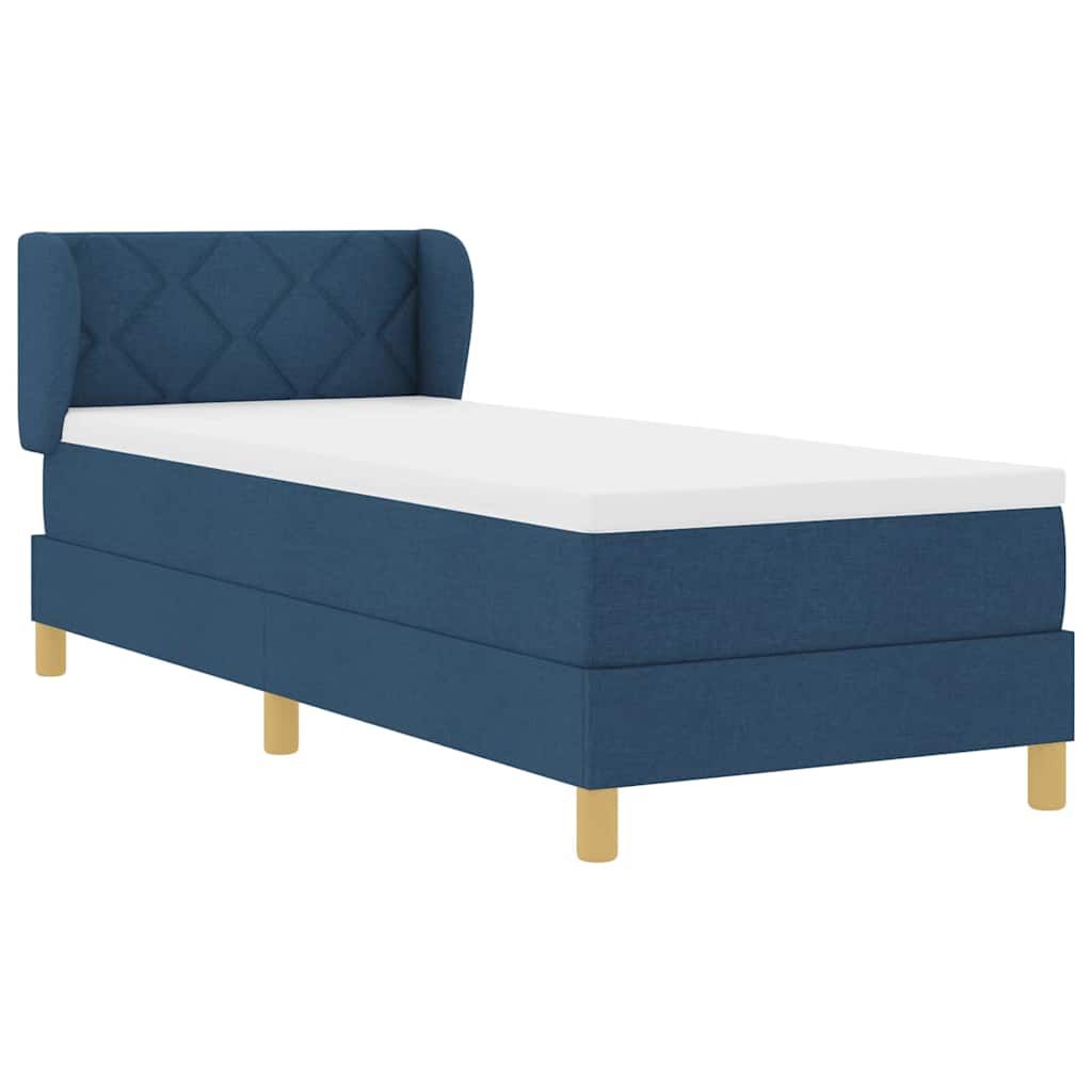 Box Spring Seng Med Hovedgærde Stof - Billede 6