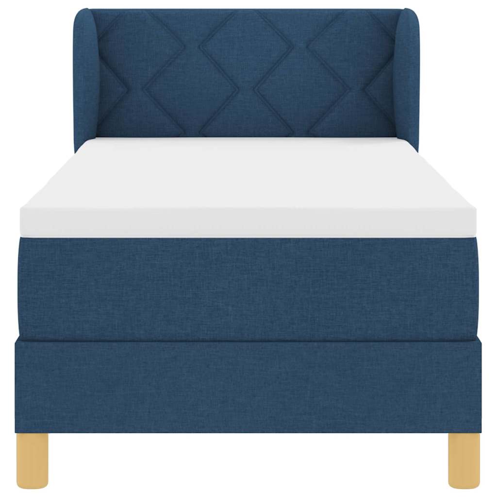 Box Spring Seng Med Hovedgærde Stof - Billede 7