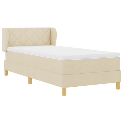 Boks Madrasseng Med Madras Creme 90x200 Cm Stof Creme - Billede 7