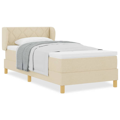 Boks Madrasseng Med Madras Creme 90x200 Cm Stof Creme - Billede 4