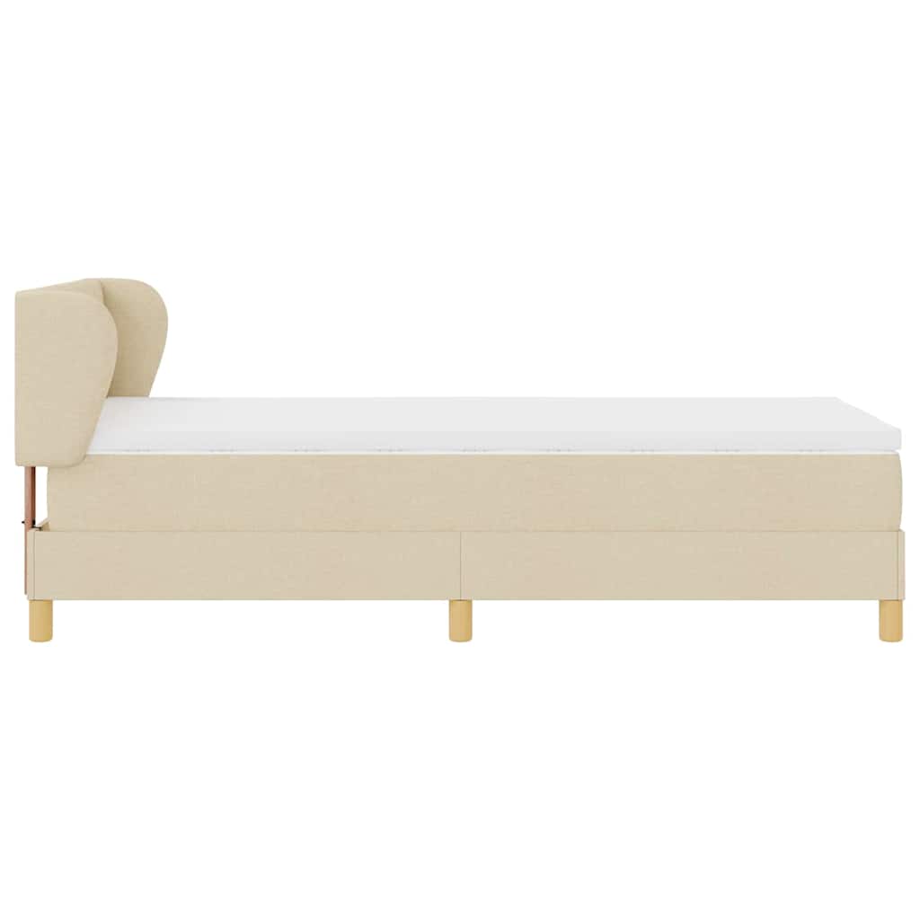 Boks Madrasseng Med Madras Creme 90x200 Cm Stof Creme - Billede 9