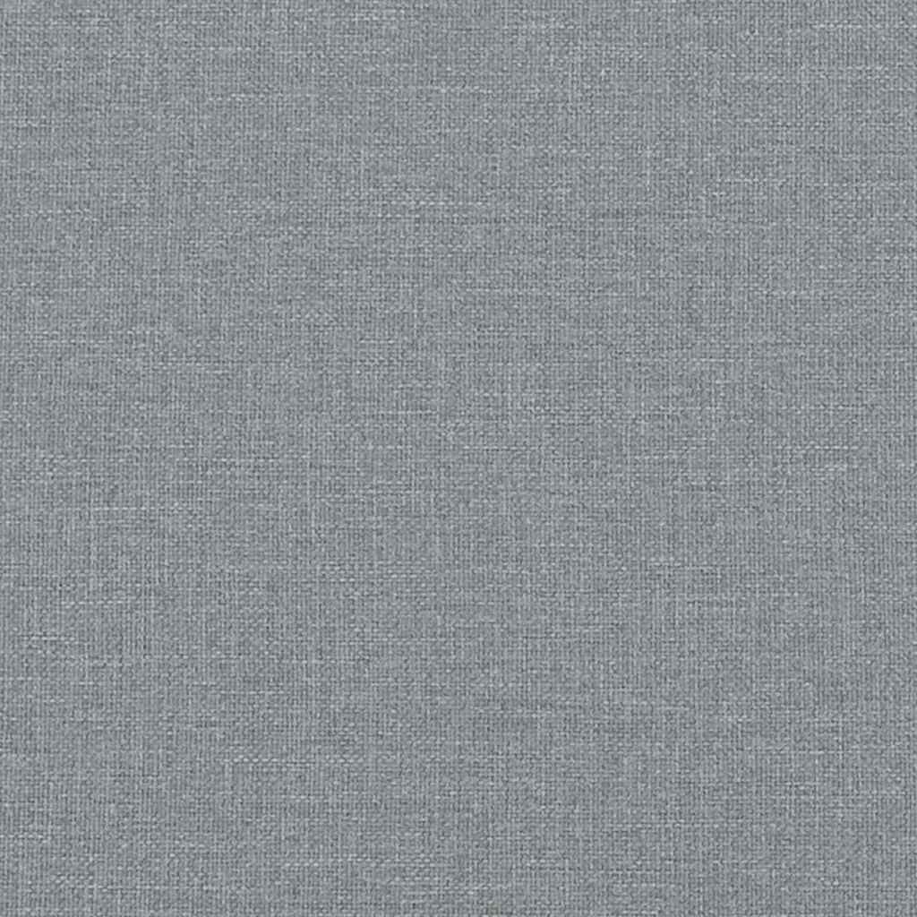 Boks Madrasseng Med Madras Creme 90x200 Cm Stof Lysegrå - Billede 12