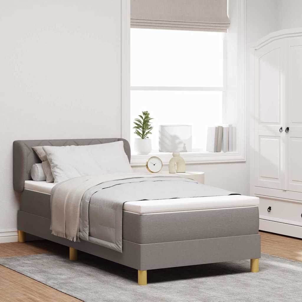 Box Spring Seng Med Hovedgærde Stof - Variant 3340266