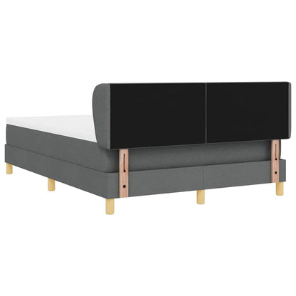 Boks Madrasseng Med Madras Creme 90x200 Cm Stof Mørkegrå - Billede 10