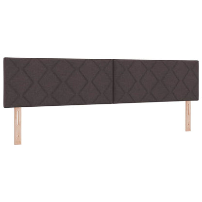 Boks Madrasseng Med Madras Creme 90x200 Cm Stof Mørkebrun - Billede 6