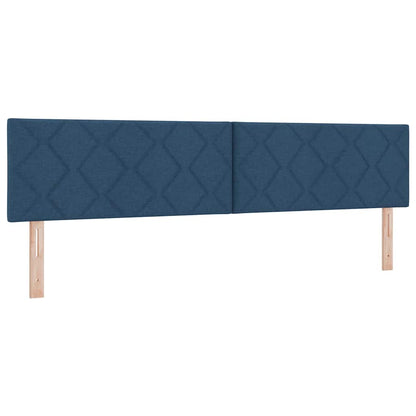 Boks Madrasseng Med Madras Creme 90x200 Cm Stof Med Madras Blå - Billede 6