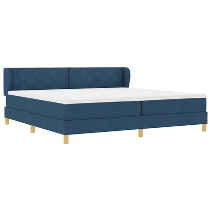 Boks Madrasseng Med Madras Creme 90x200 Cm Stof Med Madras Blå - Billede 7