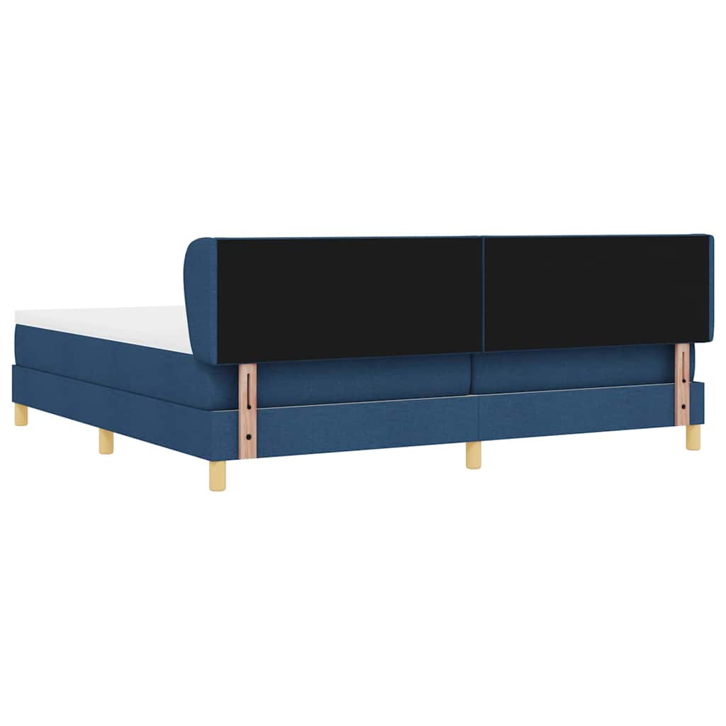Boks Madrasseng Med Madras Creme 90x200 Cm Stof Med Madras Blå - Billede 10
