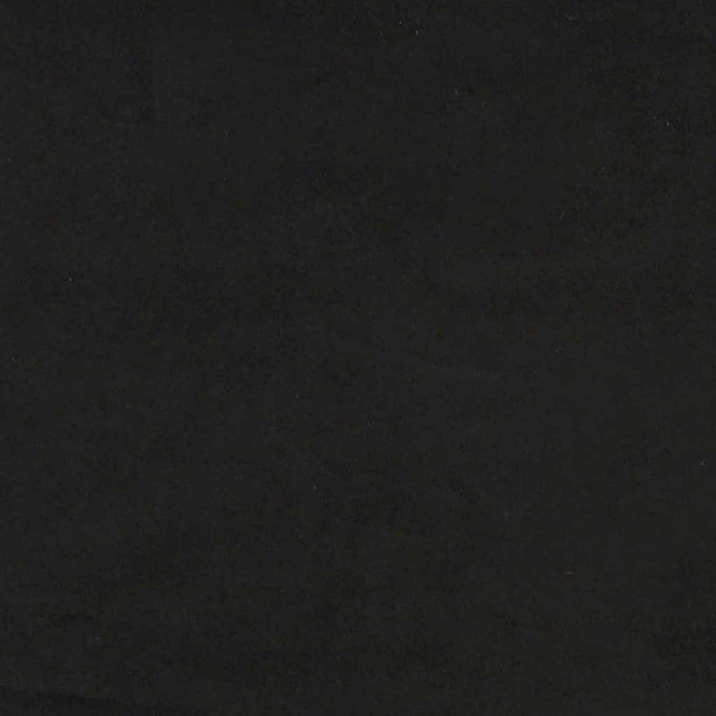 Box Spring-seng Med Madras Mørkegrå 80x200 Cm Fløjl Sort - Billede 12
