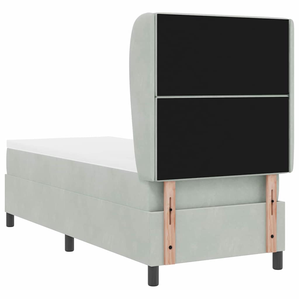 Box Spring Seng Med Madras Fløjl - Billede 9