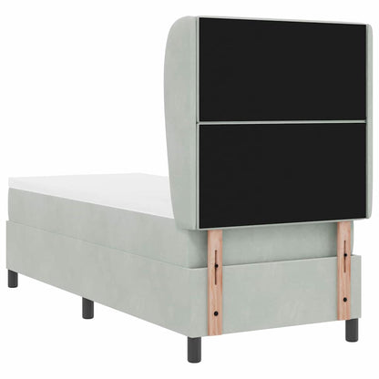Box Spring Seng Med Madras Fløjl - Billede 9