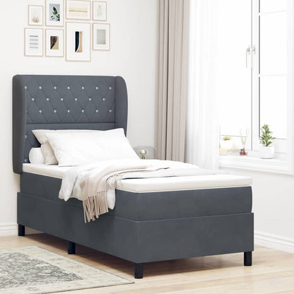 Box Spring Seng Med Madras Fløjl - Variant 3340857
