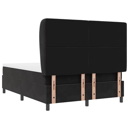 Box Spring Seng Med Madras Sort 160 X 200 Cm Fløjl - Billede 10