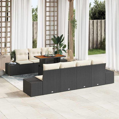 Havesofa Sæt 8 Stk. Polyrattan - Variant 3349921