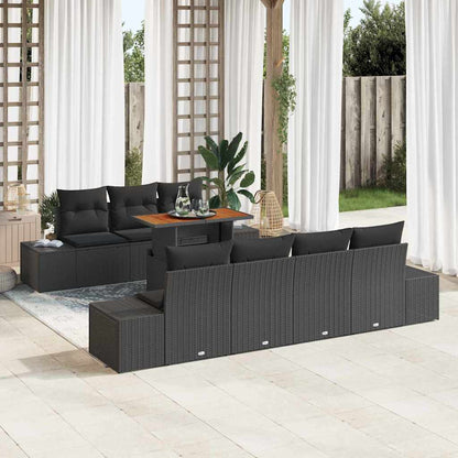 Havesofa Sæt 8 Stk. Polyrattan - Variant 3349925
