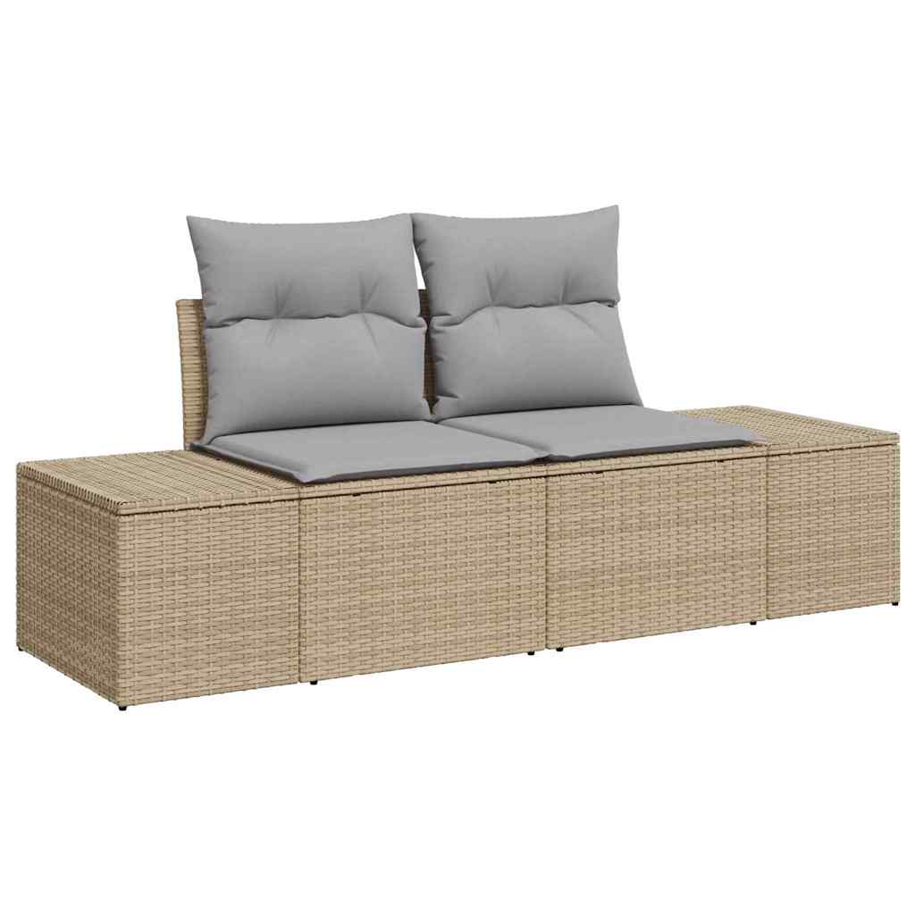 Havesofa Sæt 8 Stk. Polyrattan - Billede 4