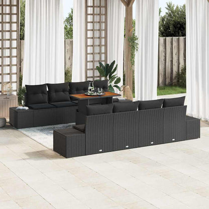 Havesofa Sæt 9 Stk. Polyrattan - Variant 3349939