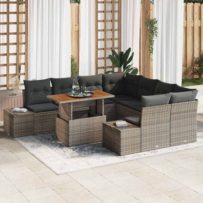 Havesofa Sæt 9 Stk. - Variant 3349943