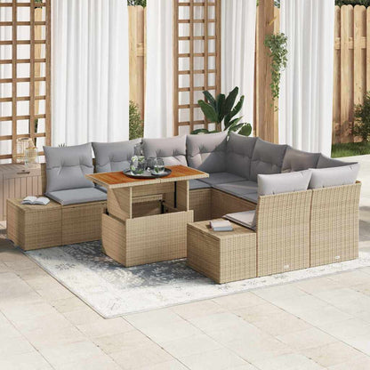 Havesofa Sæt 9 Stk. - Variant 3349944