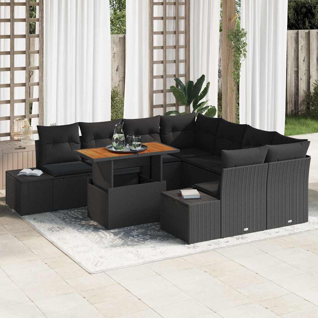 Havesofa Sæt 9 Stk. - Variant 3349946