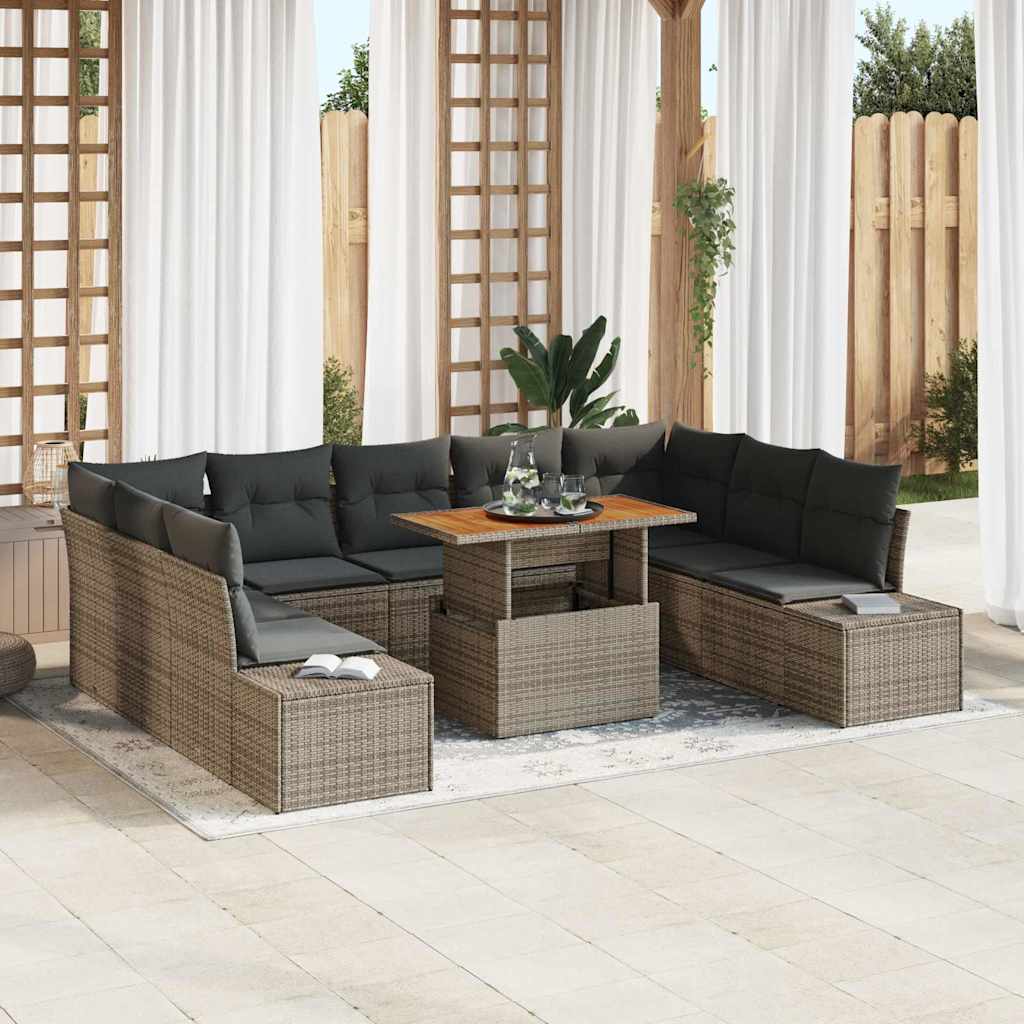 Havesofa Sæt 10 Stk. - Variant 3350006