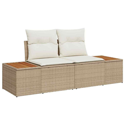 Havesofa Sæt 9 Stk. Polyrattan - Billede 4