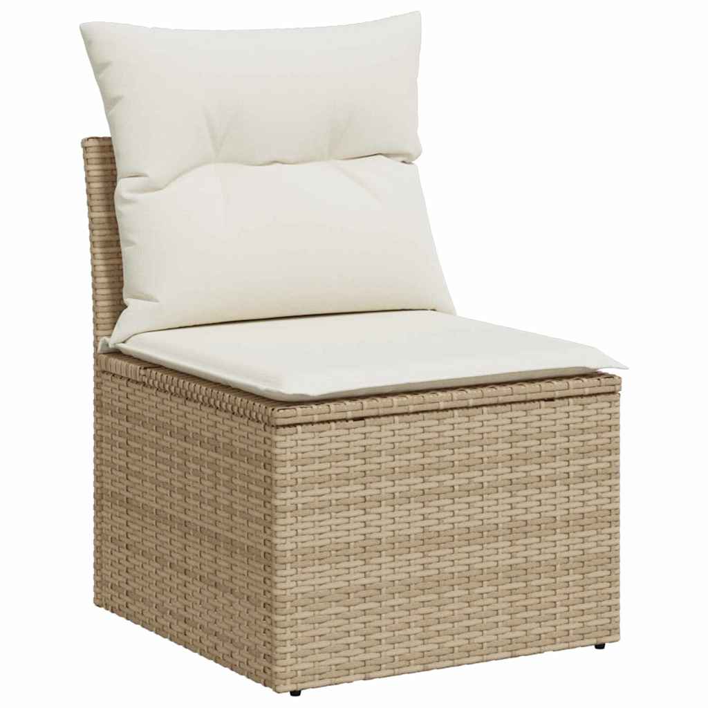 Havesofa Sæt 9 Stk. Polyrattan - Billede 5