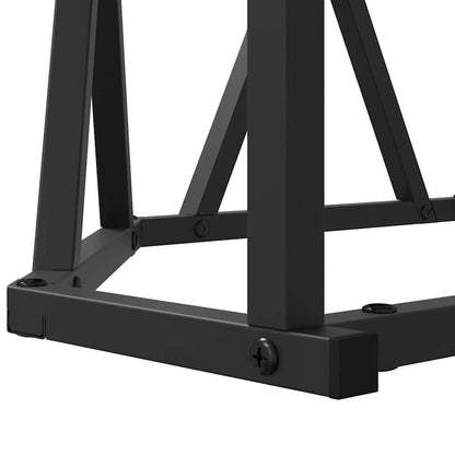 Sofabord 80 X 80 X 42 Cm Ingeniørtræ Og Stål - Billede 9