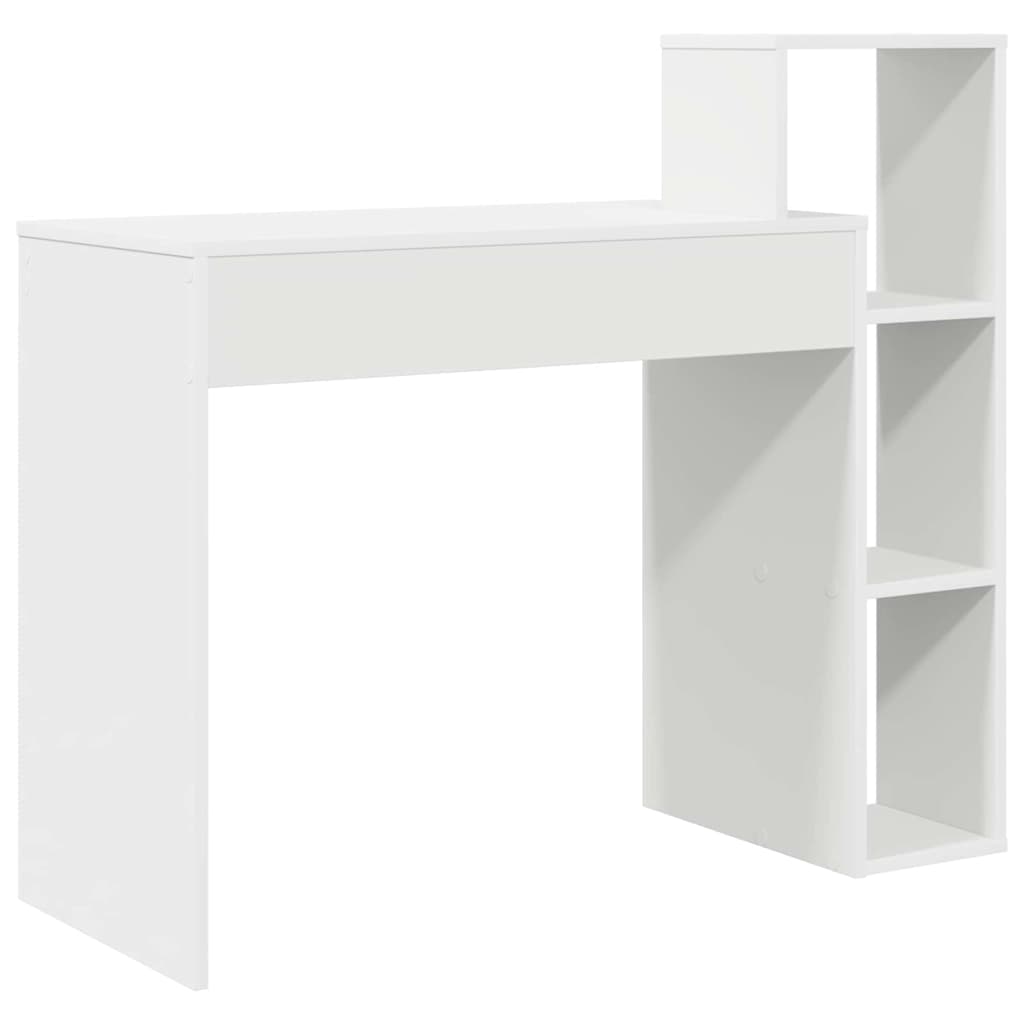 Bord Med Hylde 100 X 40 X 90 Cm Konstrueret Træ - Billede 7