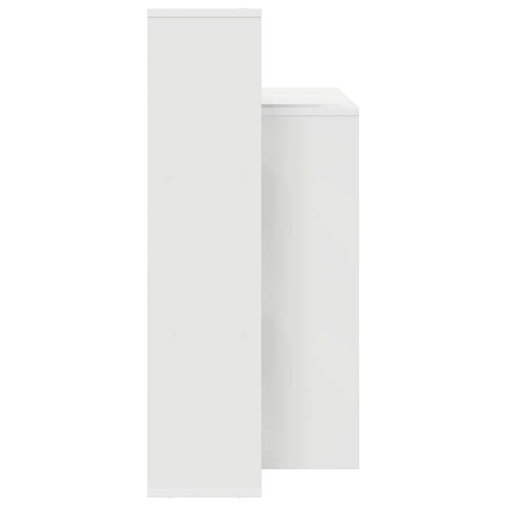 Bord Med Hylde 100 X 40 X 90 Cm Konstrueret Træ - Billede 6