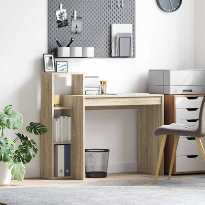 Bord Med Hylde 100 X 40 X 90 Cm Konstrueret Træ