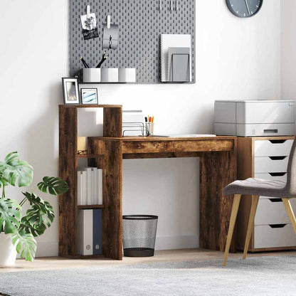 Bord Med Hylde 100 X 40 X 90 Cm Konstrueret Træ