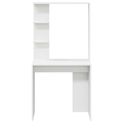 Bord Med Hylde 78,5 X 37 X 154,5 Cm Konstrueret Træ - Billede 5